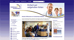 Desktop Screenshot of krankenhaus-nettetal.de